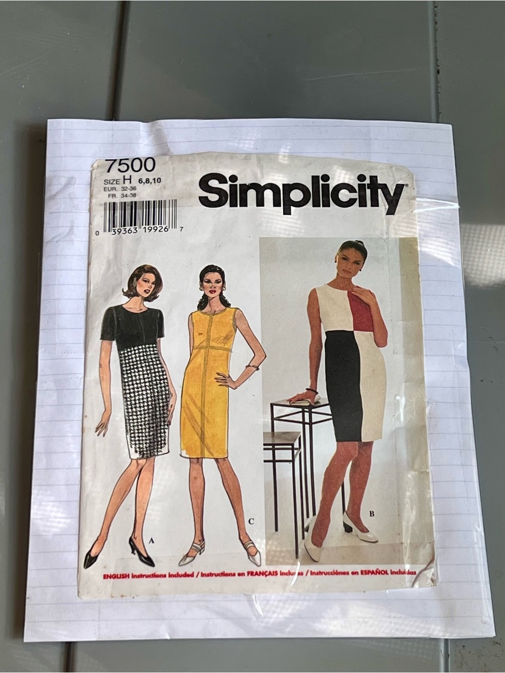 Simplicity Women Dresses Pattern -
